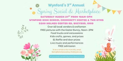 Wynford 3rd Annual Spring Social & Marketplace