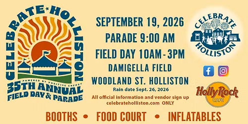 Celebrate Holliston 35th Field Day!