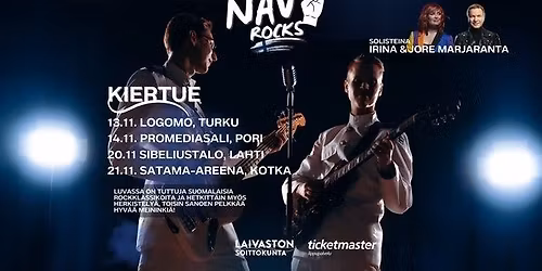 Navy Rocks Suomi paikkakunnalla SIBELIUSTALO, Lahti 20\/11\/2025