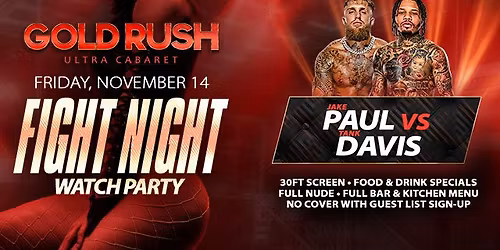 Paul vs Davis Watch Party