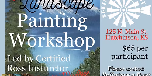 Bob Ross Landscape Painting Workshop
