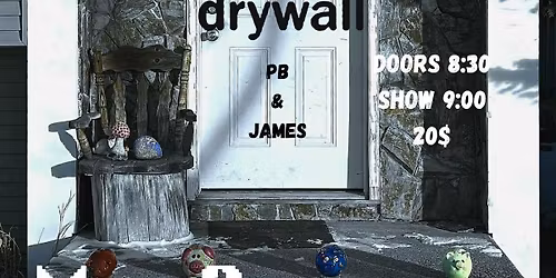 Self Help Books with The Night Terrors, drywall and PB & James 