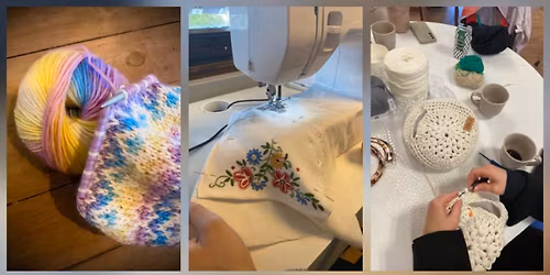 H\u00e5ndarbeidstreff (sy, strikke, hekle) hos Kreativt Milj\u00f8 