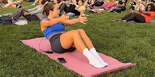 Healthy on the Hudson x Ironstrength: Pilates in the Park with Lydia Dallas