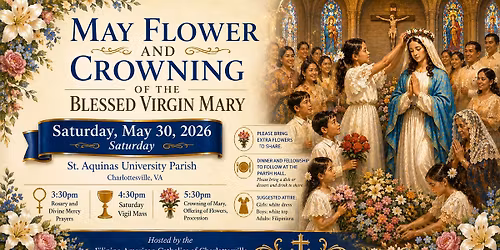May Flower and Crowning of the Blessed Virgin Mary