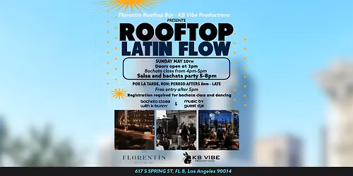 Rooftop LATIN Flow - Latin Night at Florentin Rooftop Bar