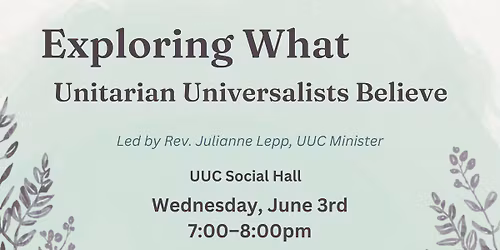 Exploring What UUs Believe