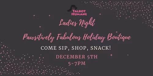 Ladies Night at the Boutique for Talbot Humane