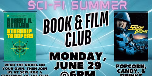 BOOK & FILM CLUB - "STARSHIP TROOPERS"