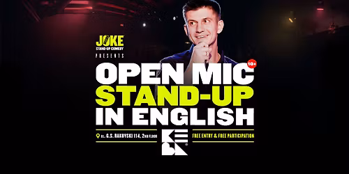 Open Mic Stand-up Comedy in English \/\/ Inside Joke x KEVA \/\/ 27 OCT