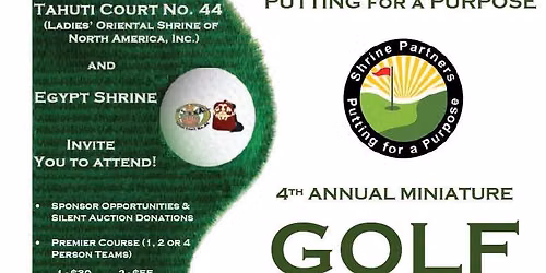 4th Annual Putting for a Purpose - Golf Tournament