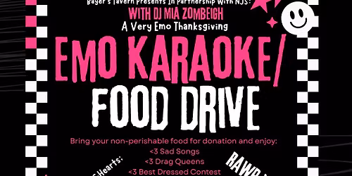EMO KARAOKE NIGHT\/FOOD DRIVE!