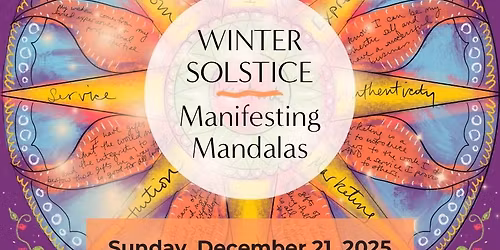 Winter Solstice - Mandala Painting Class