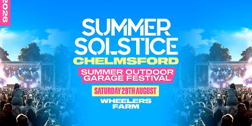  Summer Outdoor Garage Festival - Wheelers Farm Chelmsford [PRE-SALE TICKETS ON SALE NOW!]