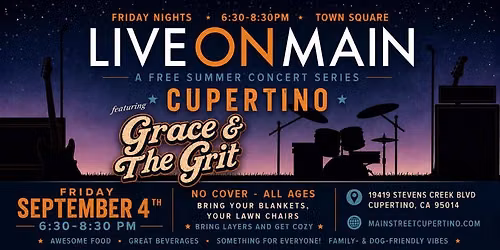 Grace & The Grit Live at Main Street Cupertino