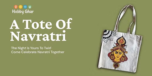 Navratri Tote Bag Painting