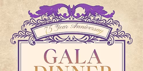 75 Year Anniversary Gala Dinner