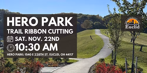 Hero Park Trail Ribbon Cutting