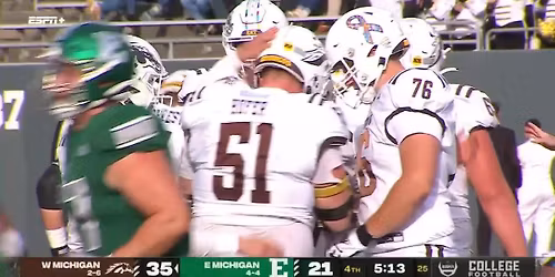 Western Michigan Broncos at Eastern Michigan Eagles Football at Rynearson Stadium