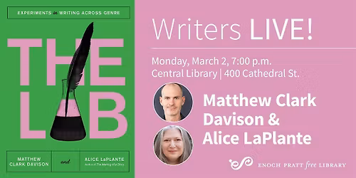 Matthew Clark Davison & Alice LaPlante: "The Lab"