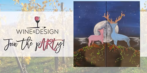 Paint & Sip: Date Night Luna with Deers
