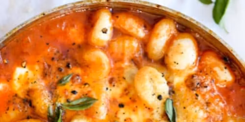 Handmade Gnocchi with Classic Tomato Sauce in Sacramento