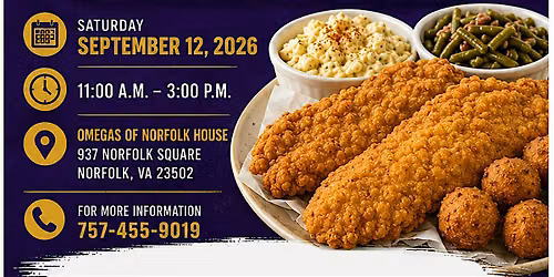 Omegas of Norfolk Annual Fish Fry