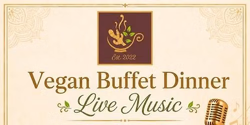Vegan buffet at Tumeric, every 2nd Thursday of the Month