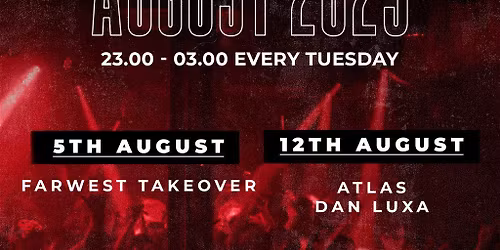 SNEAK RAVE @ XOYO - Tuesday 19th August