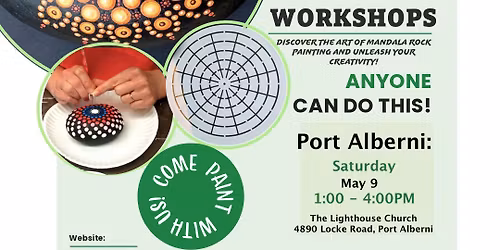Mandala Rock Painting Workshop - Port Alberni