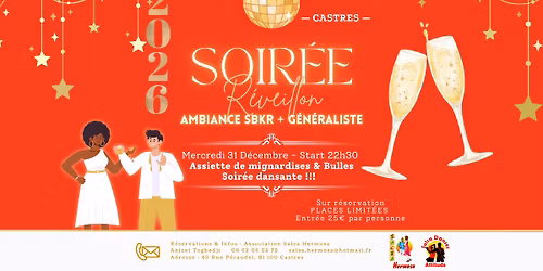 R\u00e9veillon Nouvel An 2026 Salsa Danses Attitude - Sur R\u00e9servation uniquement !