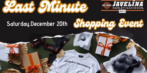  Last Minute Shopping Event