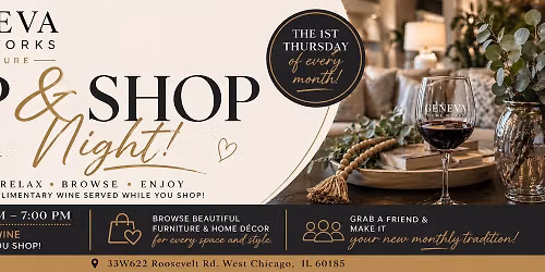 1st Thursdays Sip & Shop Night