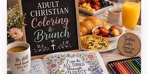 Adult  Christian Coloring and Brunch