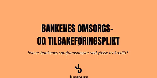 Debatt: Hva er bankenes samfunnsansvar ved ytelse av kreditt?