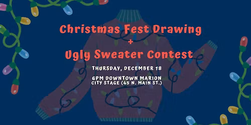 Christmas Fest Gift Card Drawing and Ugly  Sweater Contest