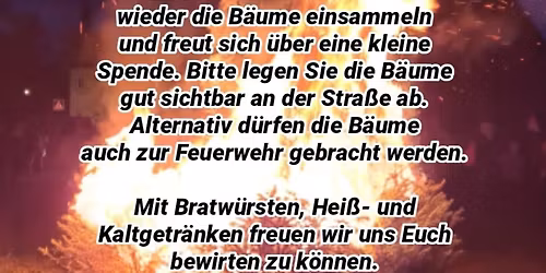 Weihnachtsbaumverbrennen 2026
