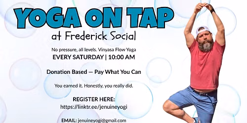 Yoga On Tap @ Frederick Social (**NEW TIME**)