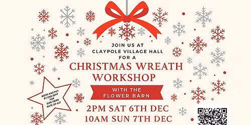 *FULLY BOOKED* Christmas wreath making workshop