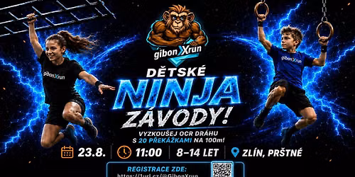 \ud83d\udc12\u2716\ufe0f\ud83c\udfc3\u200d\u2642\ufe0f gibonXrun Ninja Kids 2026 | Zl\u00edn | Cominfo