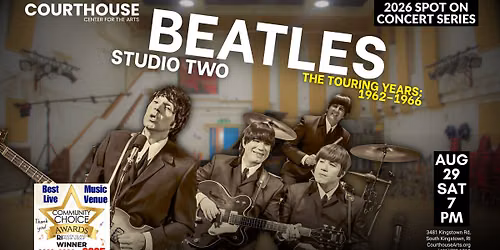 BEATLES \u2013 Studio Two 8\/29\/26 7PM