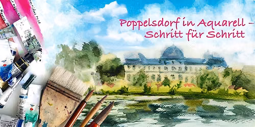 Poppelsdorf in Aquarell \u2013 Schritt f\u00fcr Schritt
