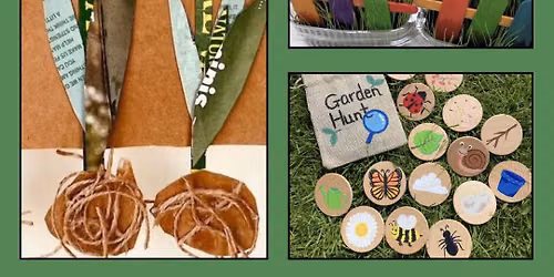 Art Camp Week 5B: Life in the Garden Summer Art Camp