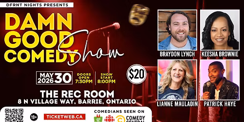 Damn Good Comedy Show - Barrie