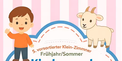 5. vorsortierter Klein-Zimmner Frühjahr/ Sommer Kinder- und Babybasar