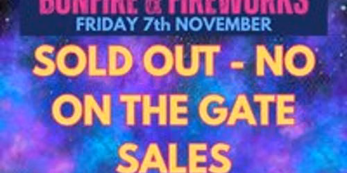 Bonfire & Fireworks at Stourbridge Rugby Club