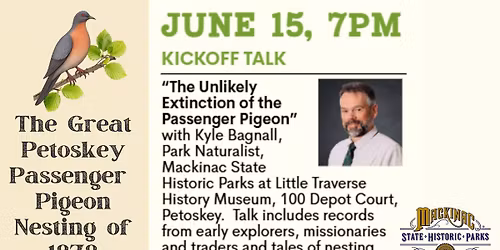 Kickoff Talk - The Unlikely Extinction of the Passenger Pigeon