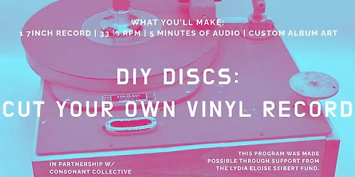 DIY Discs: Cut Your Own Vinyl Record workshop