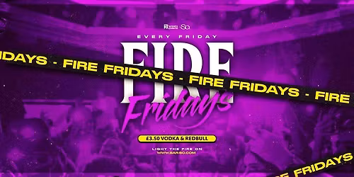 Fire Fridays @ Bar so | Boxing Day Special \ud83d\udd25 Bournemouth's biggest Friday night!\ud83e\udd42