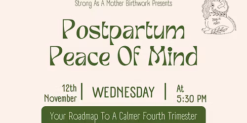 Postpartum Peace of Mind with Strong as a Mother Birthwork